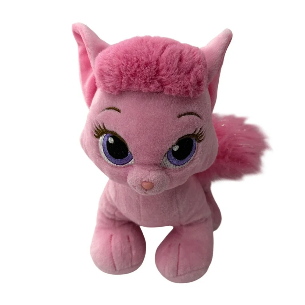 Build-A-Bear Disney Princess Palace Pets Treasure Ariel's Kitty Pink Plush 11